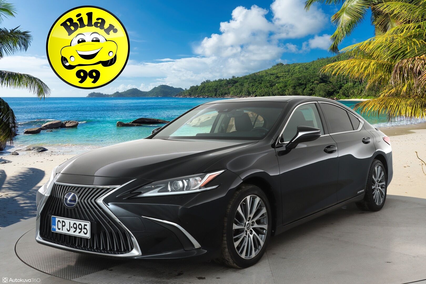 Lexus ES 2020 300H Executive **Lasikattoluukku / Adapt.Vakkari / P. Kamera / LED-valot / Nahkaverhoilu / KeylessGO / 2x Renkaat** - 3,99 % KORKOTARJOUS TÄHÄN AUTOON - 