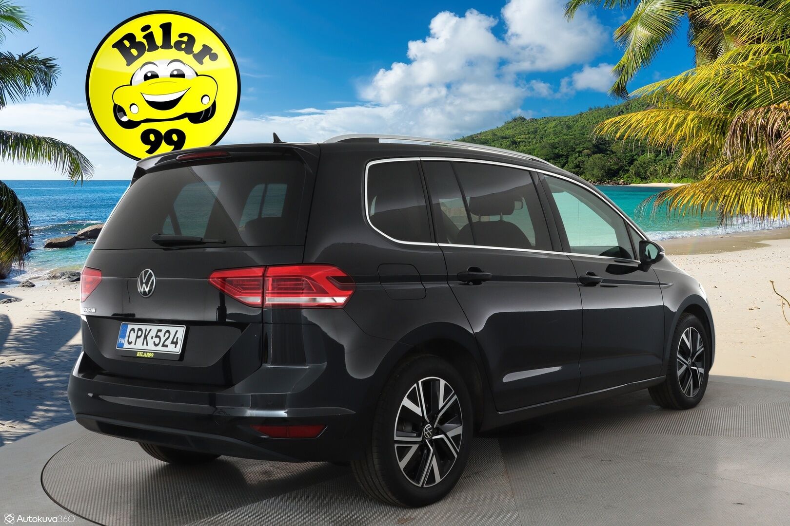 Volkswagen Touran 2021 Style 1,5 TSI EVO 110kW DSG 7-hlö **Webasto / Digimittari / LED / P-kamera / Adapt.Vakkari / Ratinlämmitin** - 3,99 % KORKOTARJOUS TÄHÄN AUTOON - 1-Om Suomi-auto / Merkkihuollettu