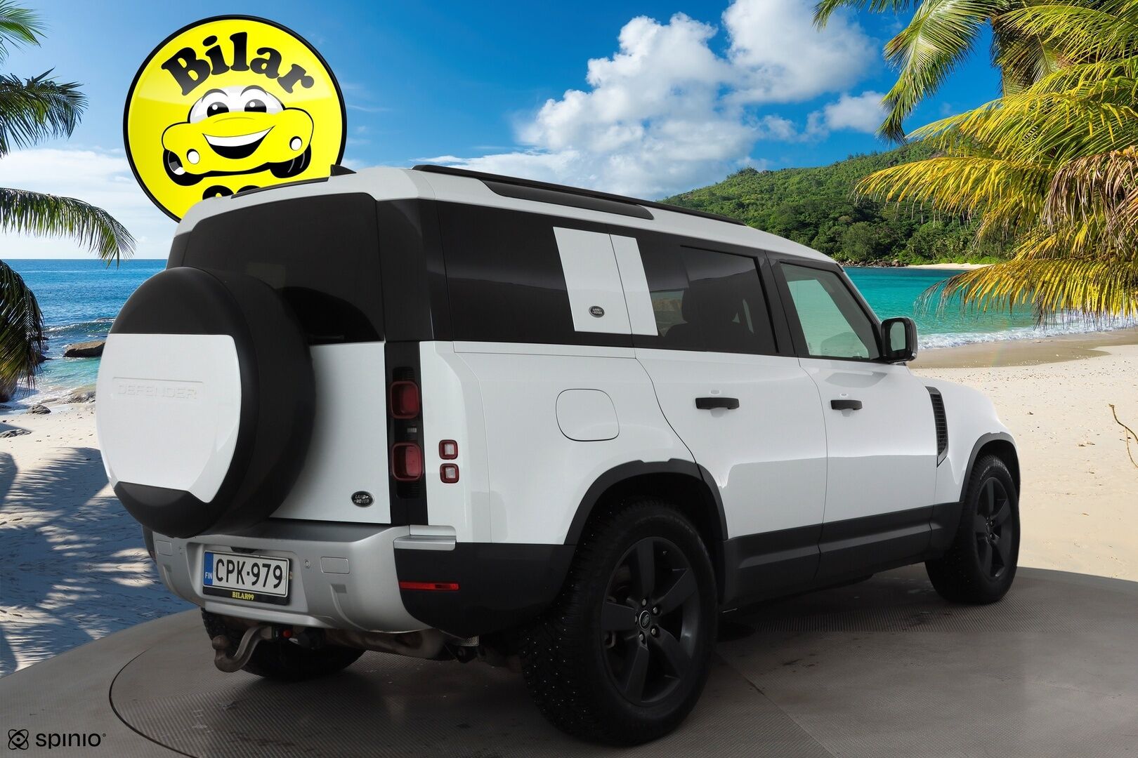 Land Rover Defender 2022 110 P400e Plug-in Hybrid * Vakkari / Webasto / 360 kamera / Ilma-alusta / Koukku / Navi * - Suomi-auto / Akku kuntotarkastettu SoH 94,2% / Kahdet renkaat aluvanteilla - HULLUT AVAJAISHULINAT KORKOTARJOUS 3,29 %