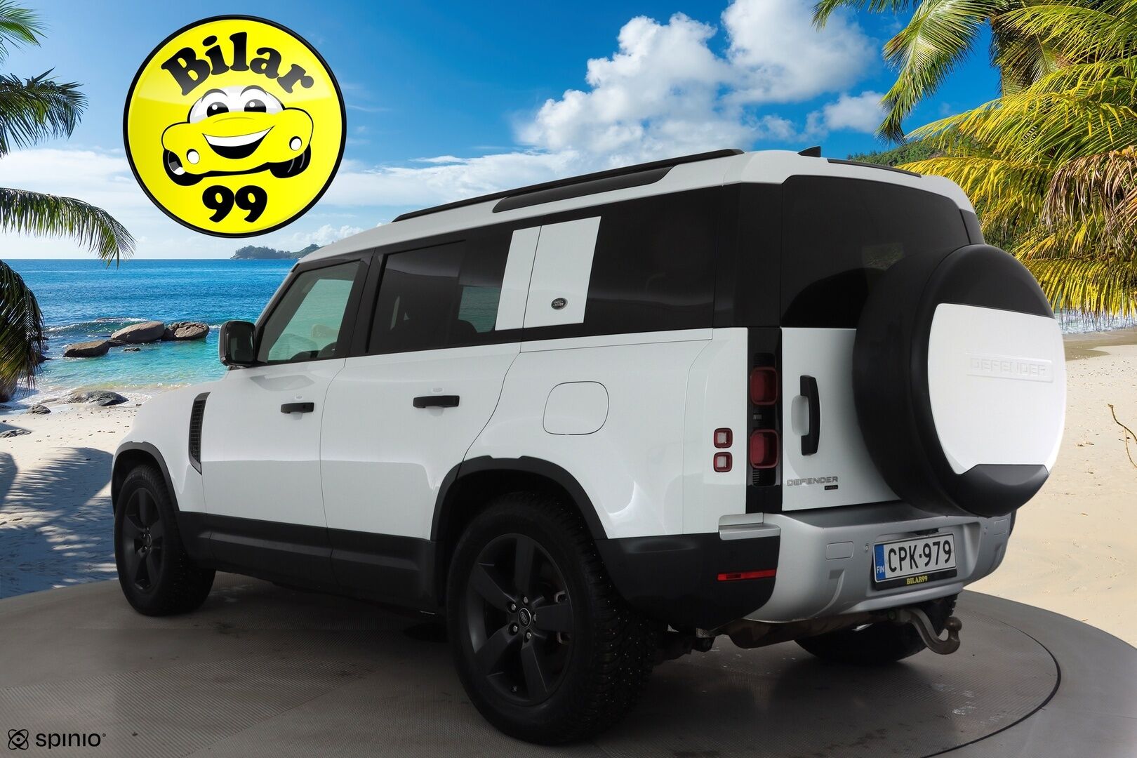Land Rover Defender 2022 110 P400e Plug-in Hybrid * Vakkari / Webasto / 360 kamera / Ilma-alusta / Koukku / Navi * - Suomi-auto / Akku kuntotarkastettu SoH 94,2% / Kahdet renkaat aluvanteilla 