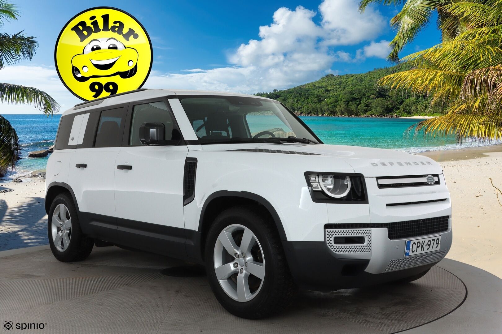 Land Rover Defender 2022 110 P400e Plug-in Hybrid **Vakkari / Webasto / 360.kamera / Ilma-alusta / Koukku / Navi** - 2,99 % KORKOTARJOUS TÄHÄN AUTOON - Suomi-auto / Kahdet renkaat aluvanteilla / Merkkihuollettu
