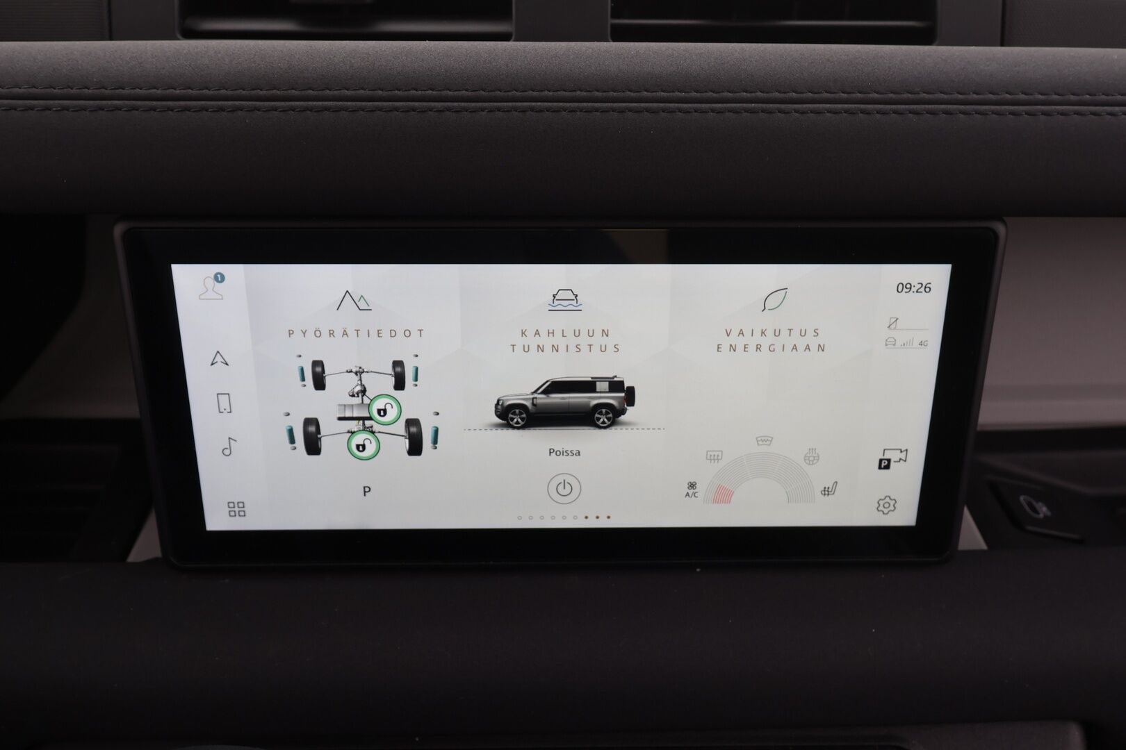 Land Rover Defender 2022 110 P400e Plug-in Hybrid * Vakkari / Webasto / 360 kamera / Ilma-alusta / Koukku / Navi * - Suomi-auto / Akku kuntotarkastettu SoH 94,2% / Kahdet renkaat aluvanteilla 