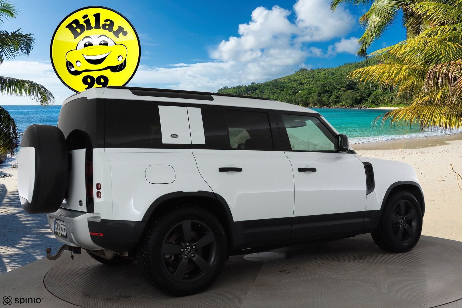 Land Rover Defender 2022 110 P400e Plug-in Hybrid * Vakkari / Webasto / 360 kamera / Ilma-alusta / Koukku / Navi * - Suomi-auto / Akku kuntotarkastettu SoH 94,2% / Kahdet renkaat aluvanteilla - HULLUT AVAJAISHULINAT KORKOTARJOUS 3,29 %