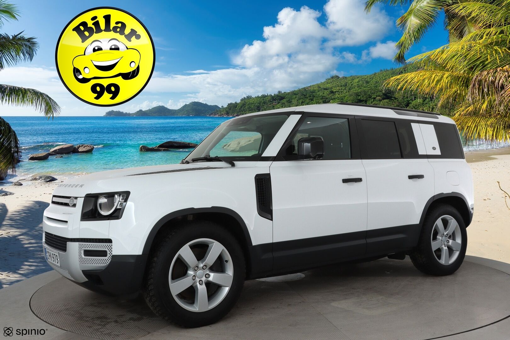 Land Rover Defender 2022 110 P400e Plug-in Hybrid **Vakkari / Webasto / 360.kamera / Ilma-alusta / Koukku / Navi** - 2,99 % KORKOTARJOUS TÄHÄN AUTOON - Suomi-auto / Kahdet renkaat aluvanteilla / Merkkihuollettu