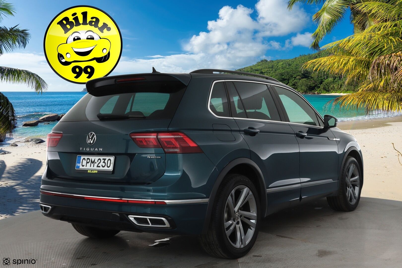 Volkswagen Tiguan 2021 R-Line 2,0 TDI SCR 110 kW 4MOTION DSG **Webasto / Koukku / Adapt.Vakkari / Matrix-LED / P.Tutkat / Navi / Kaistavahti** - Suomi-auto / Kahdet Renkaat / Merkkihuoillettu!