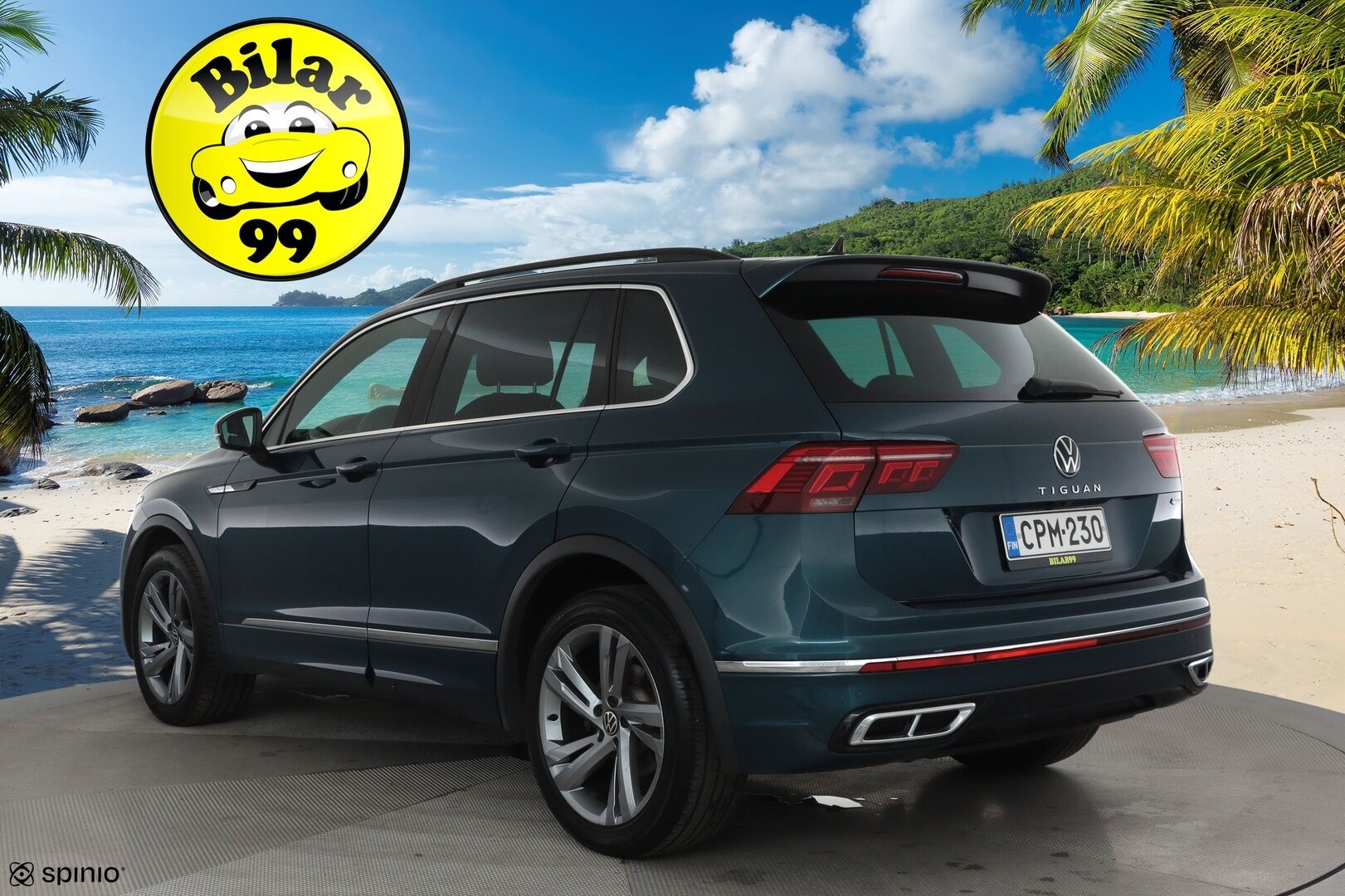 Volkswagen Tiguan 2021 R-Line 2,0 TDI SCR 110 kW 4MOTION DSG **Webasto / Koukku / Adapt.Vakkari / Matrix-LED / P.Tutkat / Navi / Kaistavahti** - Suomi-auto / Kahdet Renkaat / Merkkihuoillettu!