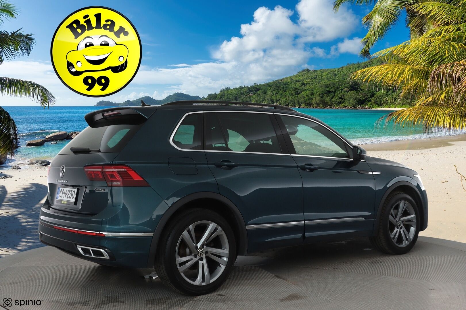 Volkswagen Tiguan 2021 R-Line 2,0 TDI SCR 110 kW 4MOTION DSG **Webasto / Koukku / Adapt.Vakkari / Matrix-LED / P.Tutkat / Navi / Kaistavahti** - Suomi-auto / Kahdet Renkaat / Merkkihuoillettu!