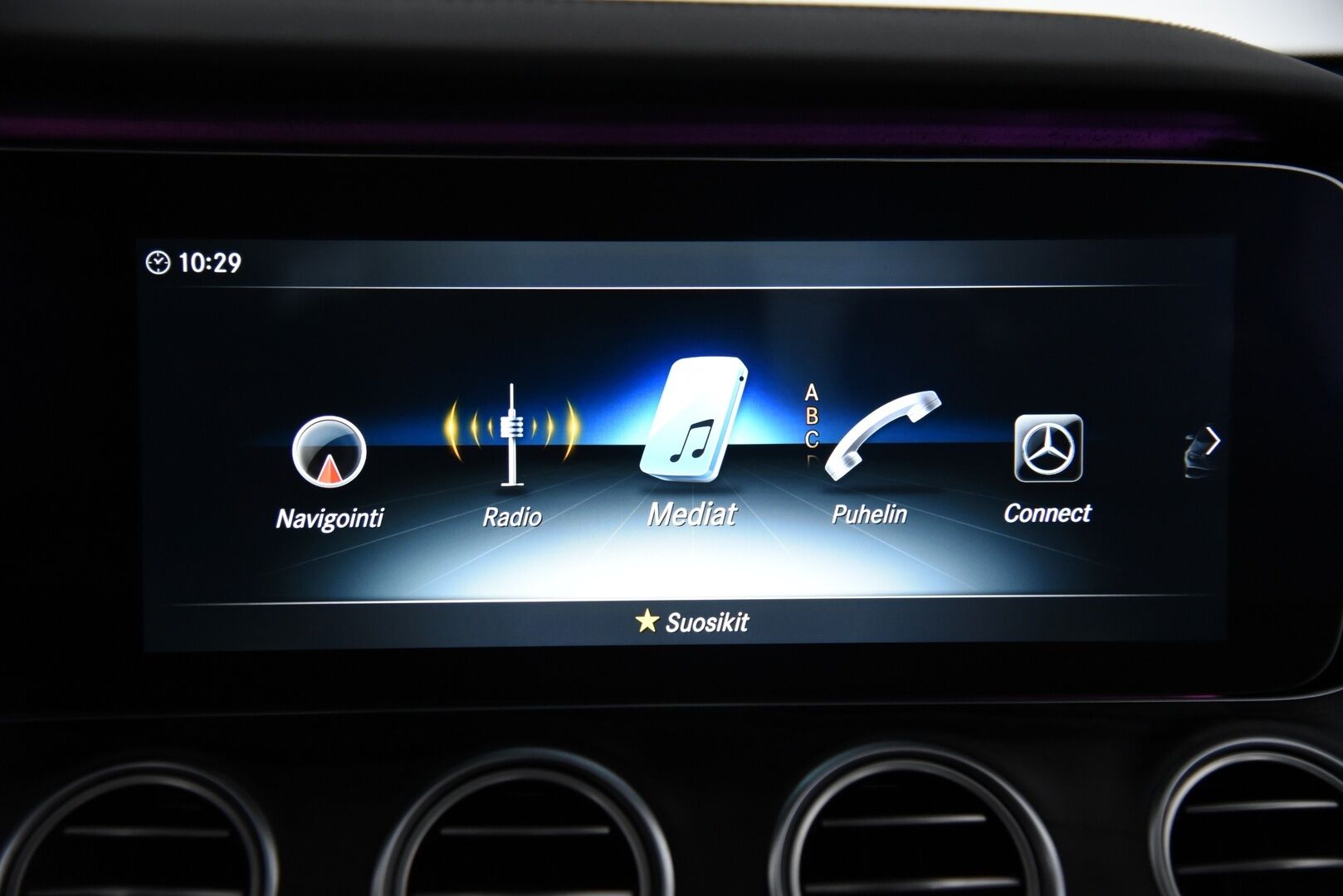 Mercedes-Benz E 2017 350 e A Premium Business / Distronic+ / Multibeam LED / 360° / Muistipenkit / Apple&Android - Burmester / Widescreen / HUD / Keyless / Ambient / Sähköluukku