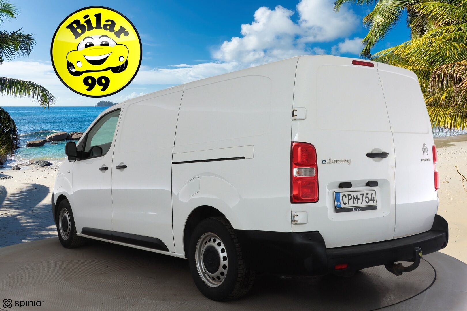 Citroen e-Jumpy 2021 136 XL * Koukku / Vakkari / Puolinahat / P.tutka / Bluetooth / Ilmastointi * - Suomi-auto / Kahdet renkaat