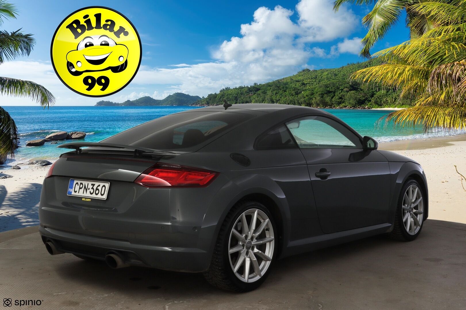 Audi TT 2015 Coupé 2,0 TFSI 169 kW quattro S tronic * Digimittaristo / Keyless / Dynaamiset vilkut / FlatBottom / Sport -alusta / Webasto* - Todella mallikkaalla huoltohistorialla! / Kahdet renkaat alumiinivanteilla!