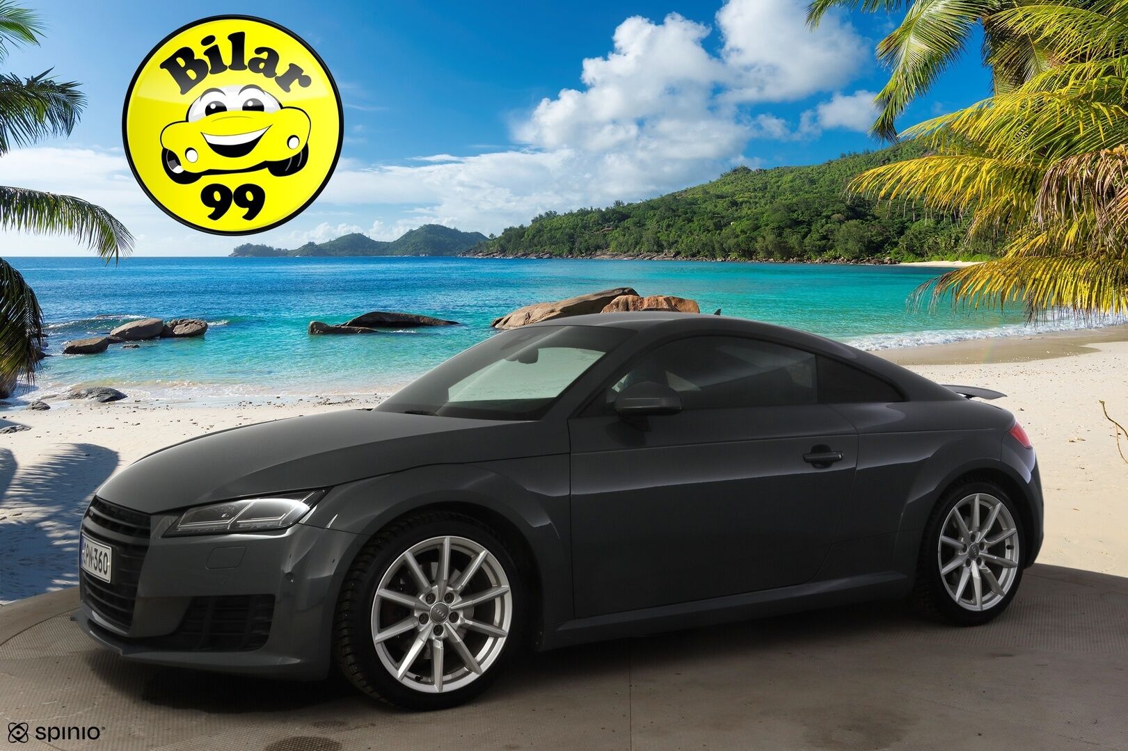 Audi TT 2015 Coupé 2,0 TFSI 169 kW quattro S tronic * Digimittaristo / Keyless / Dynaamiset vilkut / FlatBottom / Sport -alusta / Webasto* - Todella mallikkaalla huoltohistorialla! / Kahdet renkaat alumiinivanteilla!