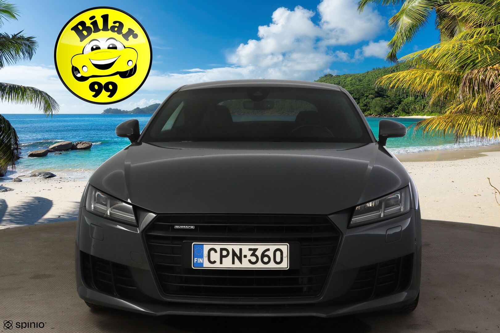 Audi TT 2015 Coupé 2,0 TFSI 169 kW quattro S tronic * Digimittaristo / Keyless / Dynaamiset vilkut / FlatBottom / Sport -alusta / Webasto* - Todella mallikkaalla huoltohistorialla! / Kahdet renkaat alumiinivanteilla!