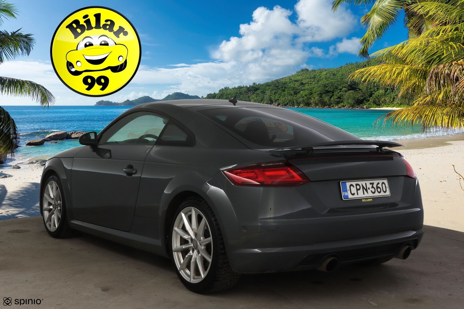 Audi TT 2015 Coupé 2,0 TFSI 169 kW quattro S tronic * Digimittaristo / Keyless / Dynaamiset vilkut / FlatBottom / Sport -alusta / Webasto* - Todella mallikkaalla huoltohistorialla! / Kahdet renkaat alumiinivanteilla!