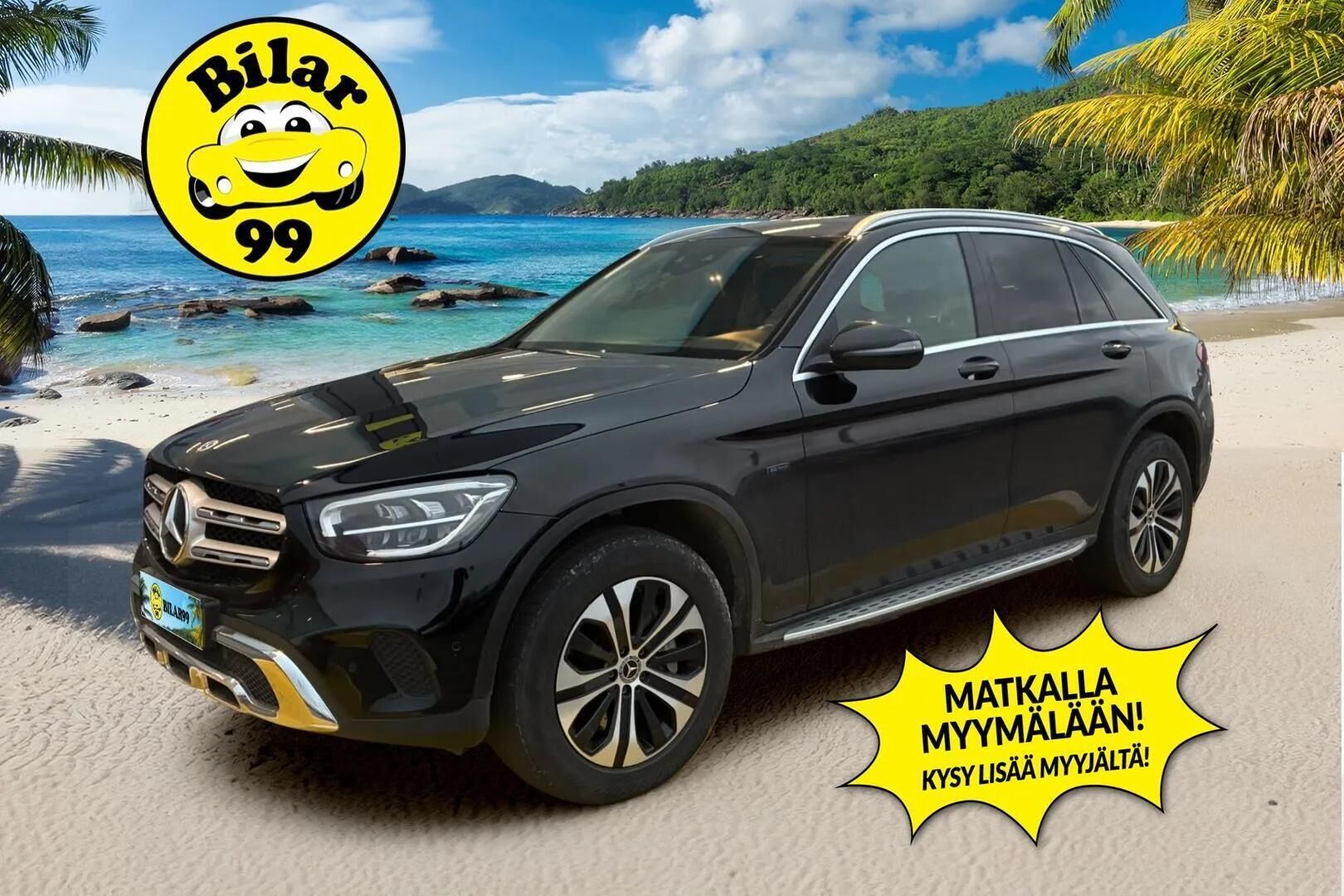 Mercedes-Benz GLC 2021 300 e 4MATIC A Business EQ Power - Distronic | HUD | Nahkasisusta | Vetokoukku | Peruutuskamera | Osittain sähkösäätöiset etuistuimet | Astinlaudat | Kahdet renkaat vanteineen | SoH 84.2% - KORKO VAIN 3,99 %