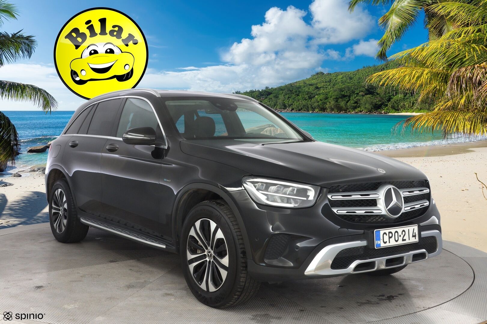 Mercedes-Benz GLC 2021 300 e 4MATIC A Business EQ Power - Distronic | HUD | Nahkasisusta | Vetokoukku | Peruutuskamera | Osittain sähkösäätöiset etuistuimet | Astinlaudat | Kahdet renkaat vanteineen | SoH 84.2% - KORKO VAIN 3,99 %