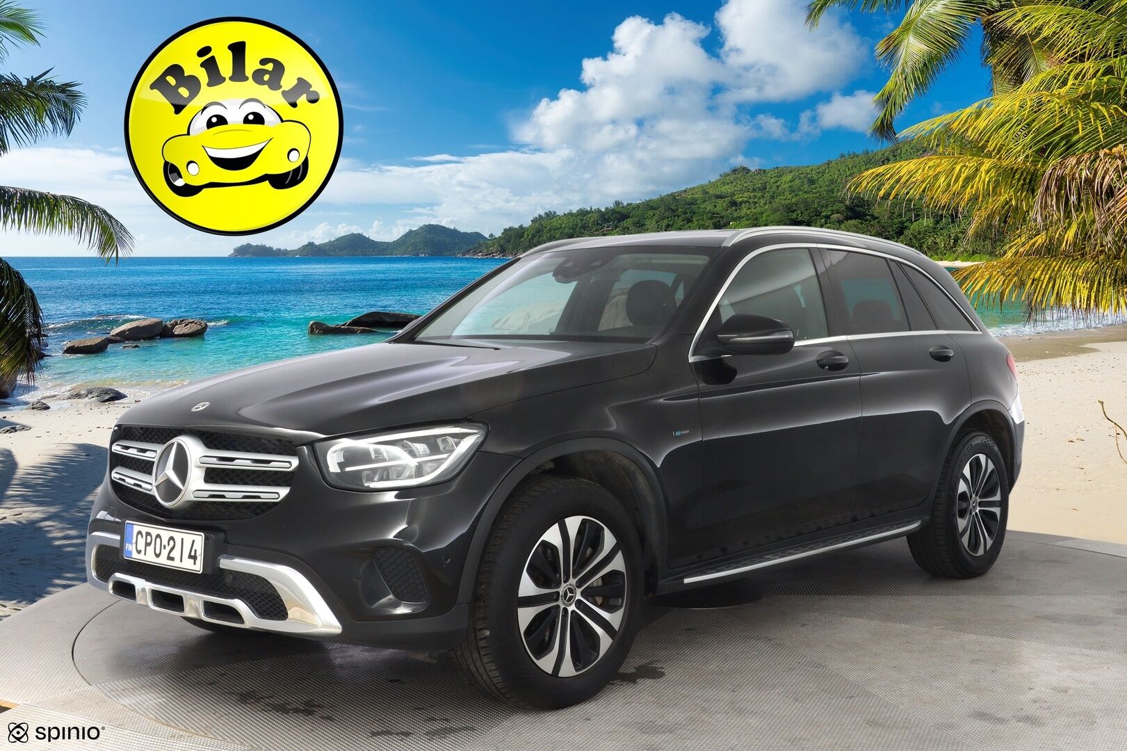 Mercedes-Benz GLC 2021 300 e 4MATIC A Business EQ Power - Distronic | HUD | Nahkasisusta | Vetokoukku | Peruutuskamera | Osittain sähkösäätöiset etuistuimet | Astinlaudat | Kahdet renkaat vanteineen | SoH 84.2% - KORKO VAIN 3,99 %