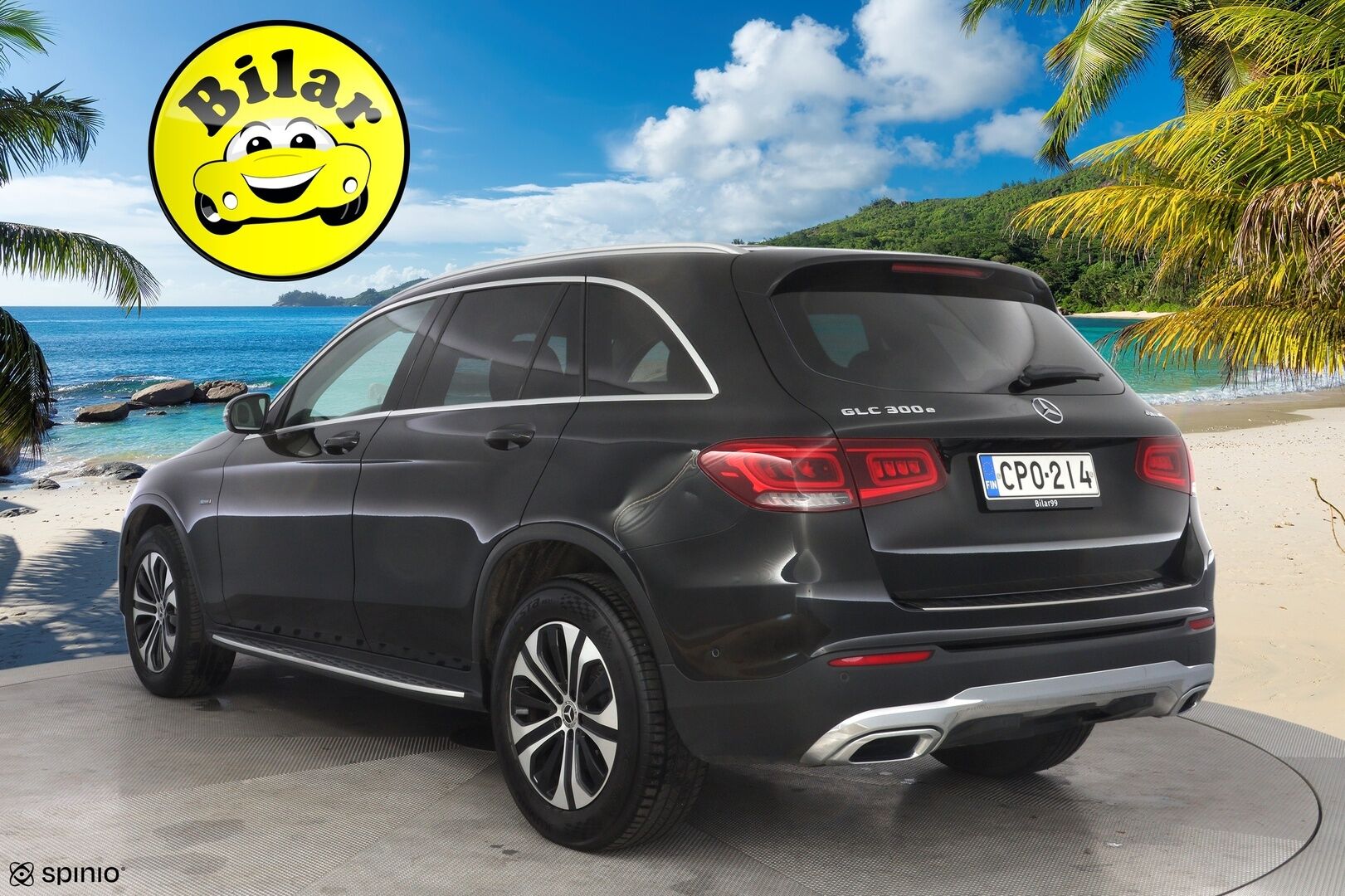 Mercedes-Benz GLC 2021 300 e 4MATIC A Business EQ Power - Distronic | HUD | Nahkasisusta | Vetokoukku | Peruutuskamera | Osittain sähkösäätöiset etuistuimet | Astinlaudat | Kahdet renkaat vanteineen | SoH 84.2% - KORKO VAIN 3,99 %