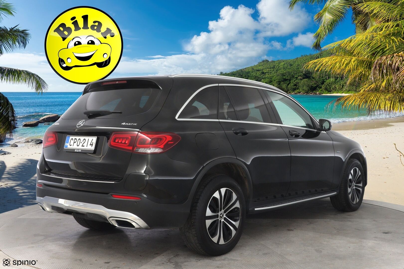 Mercedes-Benz GLC 2021 300 e 4MATIC A Business EQ Power - Distronic | HUD | Nahkasisusta | Vetokoukku | Peruutuskamera | Osittain sähkösäätöiset etuistuimet | Astinlaudat | Kahdet renkaat vanteineen | SoH 84.2% - KORKO VAIN 3,99 %