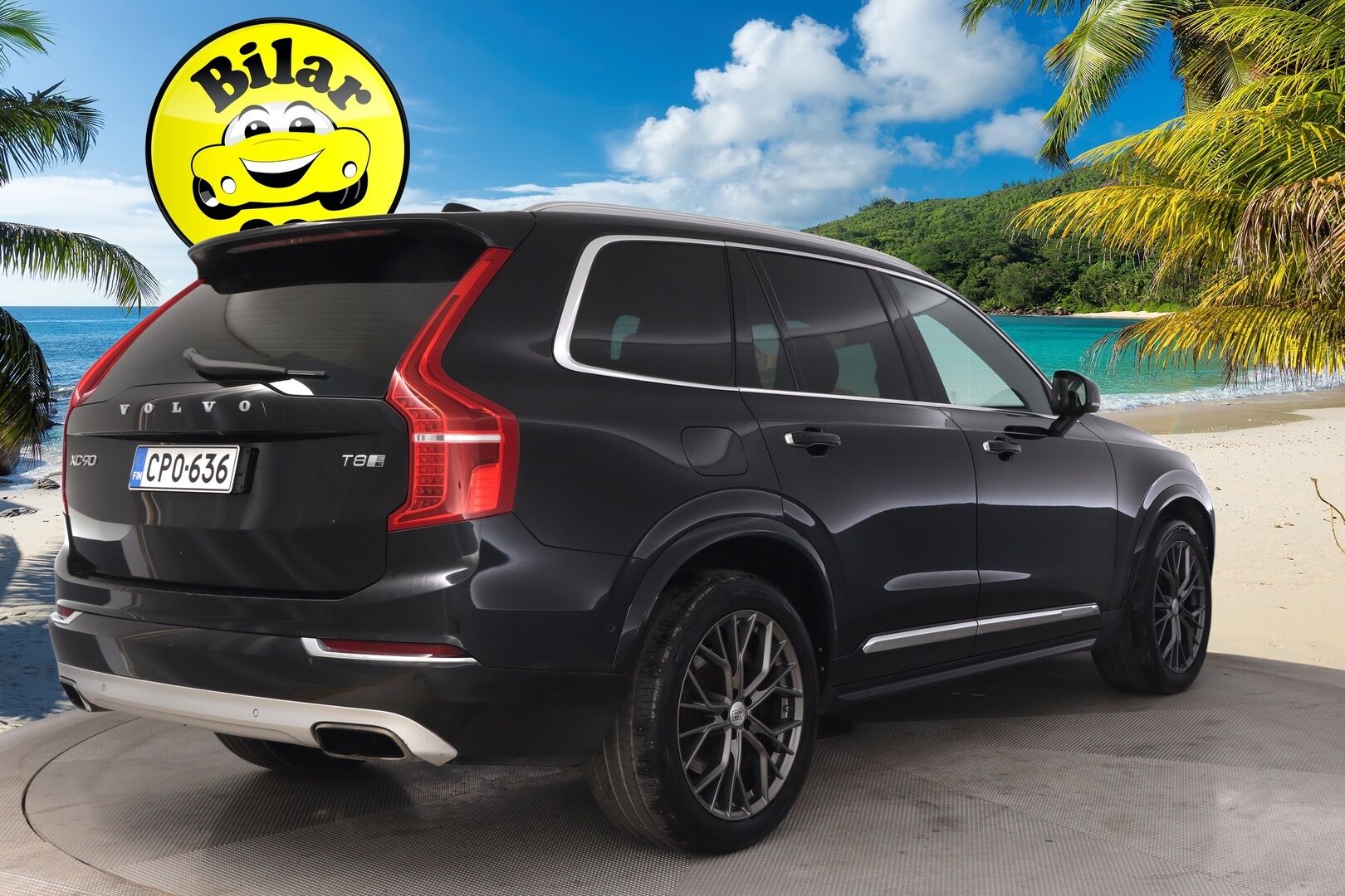 Volvo XC90 2016 T8 Twin Engine AWD Inscription au 7-P *VOC / ACC / Koukku / Muistipenkit / Tuuletetut etuistuimet / Panorama / Urheiluistuimet / Navi / Full-LED - *SoH 76.5% / Ratinlämmitys / Webasto / BLIS / P-Kamera / Tutkat / Pilot-Assist* 