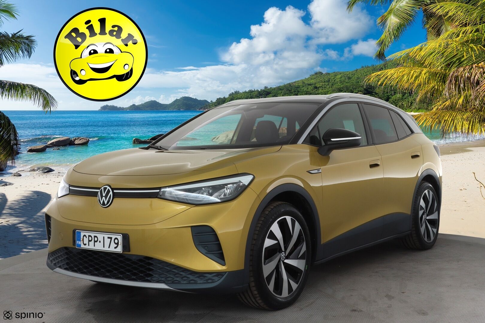 Volkswagen ID.4 2021 Pro Performance 1ST 150 kW, akku 77 kWh * ACC / ILP / Koukku / LED / Navi / P.Kamera / Ratinlämmitin * - 1.Om Suomi-auto / Kahdet renkaat aluvanteilla / Merkkihuollettu
