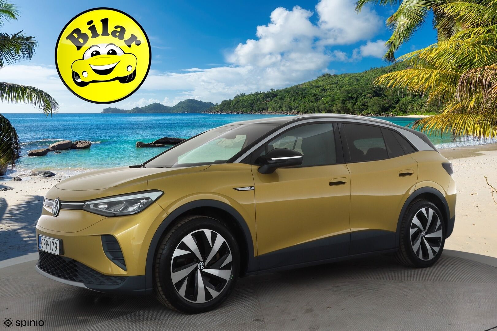Volkswagen ID.4 2021 Pro Performance 1ST 150 kW, akku 77 kWh * ACC / ILP / Koukku / LED / Navi / P.Kamera / Ratinlämmitin * - 1.Om Suomi-auto / Kahdet renkaat aluvanteilla / Merkkihuollettu