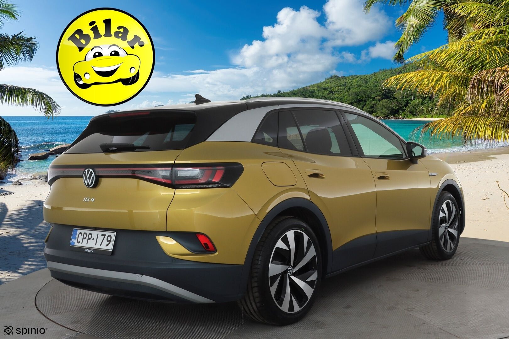 Volkswagen ID.4 2021 Pro Performance 1ST 150 kW, akku 77 kWh * ACC / ILP / Koukku / LED / Navi / P.Kamera / Ratinlämmitin * - 1.Om Suomi-auto / Kahdet renkaat aluvanteilla / Merkkihuollettu