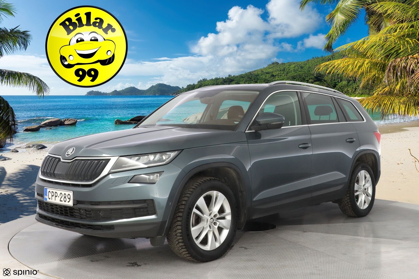Skoda Kodiaq 2021 2,0 TDI 150 Ambition BusinessLine DSG Autom. *ACC / Panorama / Koukku / Webasto / Ratinlämmitin* - Suomi-auto / Iso huolto 180tkm / Kahdet OEM vanteet 