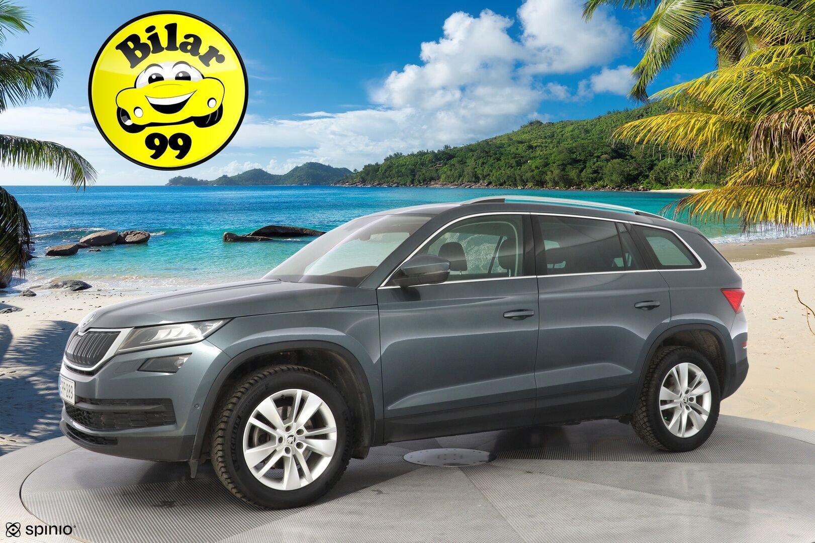 Skoda Kodiaq 2021 2,0 TDI 150 Ambition BusinessLine DSG Autom. *ACC / Panorama / Koukku / Webasto / Ratinlämmitin* - Suomi-auto / Iso huolto 180tkm / Kahdet OEM vanteet 