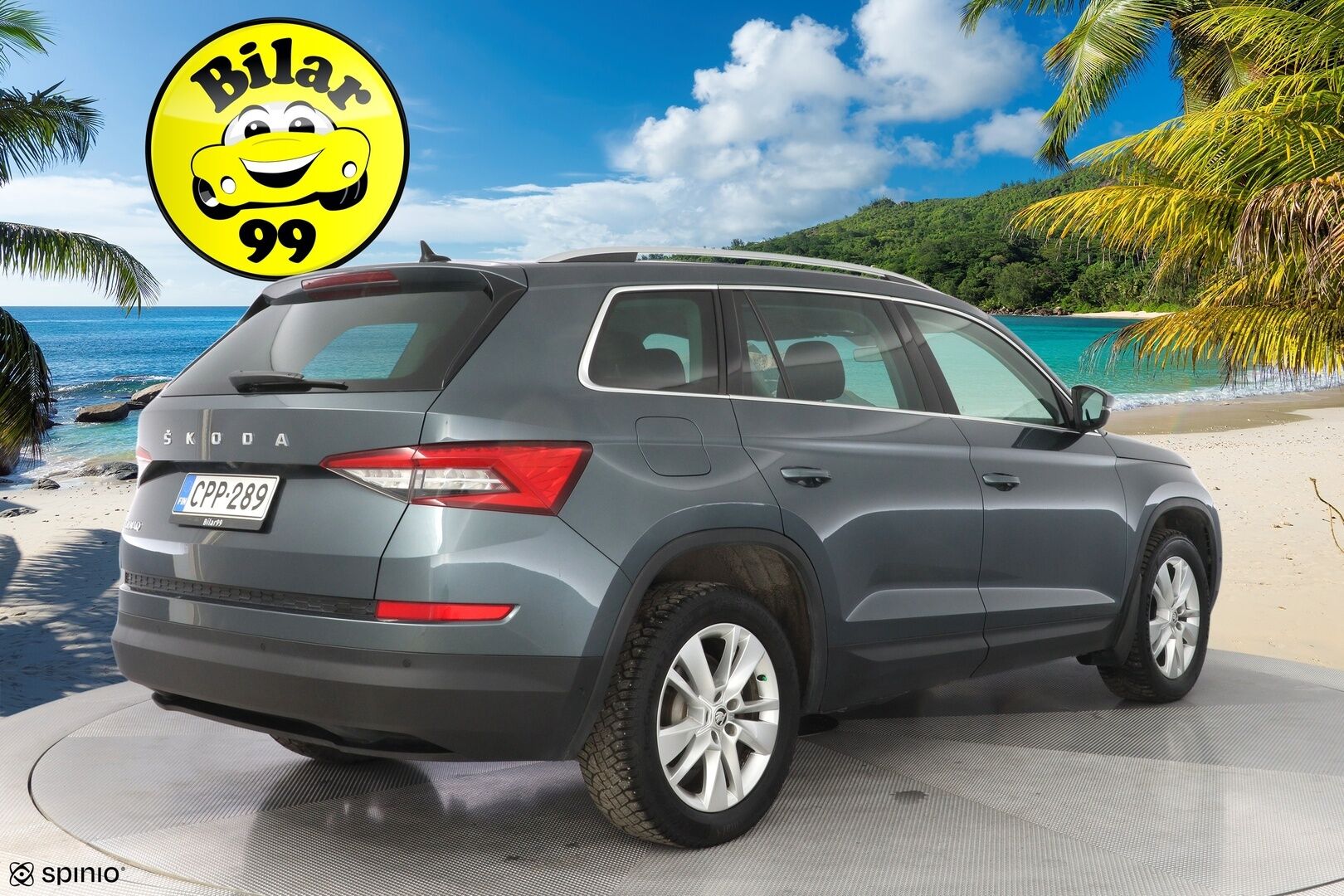 Skoda Kodiaq 2021 2,0 TDI 150 Ambition BusinessLine DSG Autom. *ACC / Panorama / Koukku / Webasto / Ratinlämmitin* - Suomi-auto / Iso huolto 180tkm / Kahdet OEM vanteet 