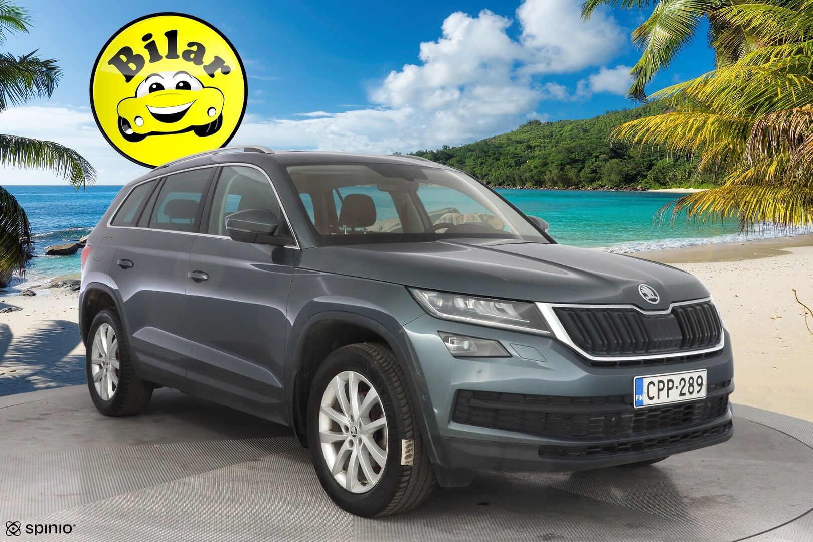 Skoda Kodiaq 2021 2,0 TDI 150 Ambition BusinessLine DSG Autom. - ACC | Panorama | Koukku | Webasto | Ratinlämmitin | Suomi-auto | Iso huolto 180tkm | Kahdet OEM vanteet 
