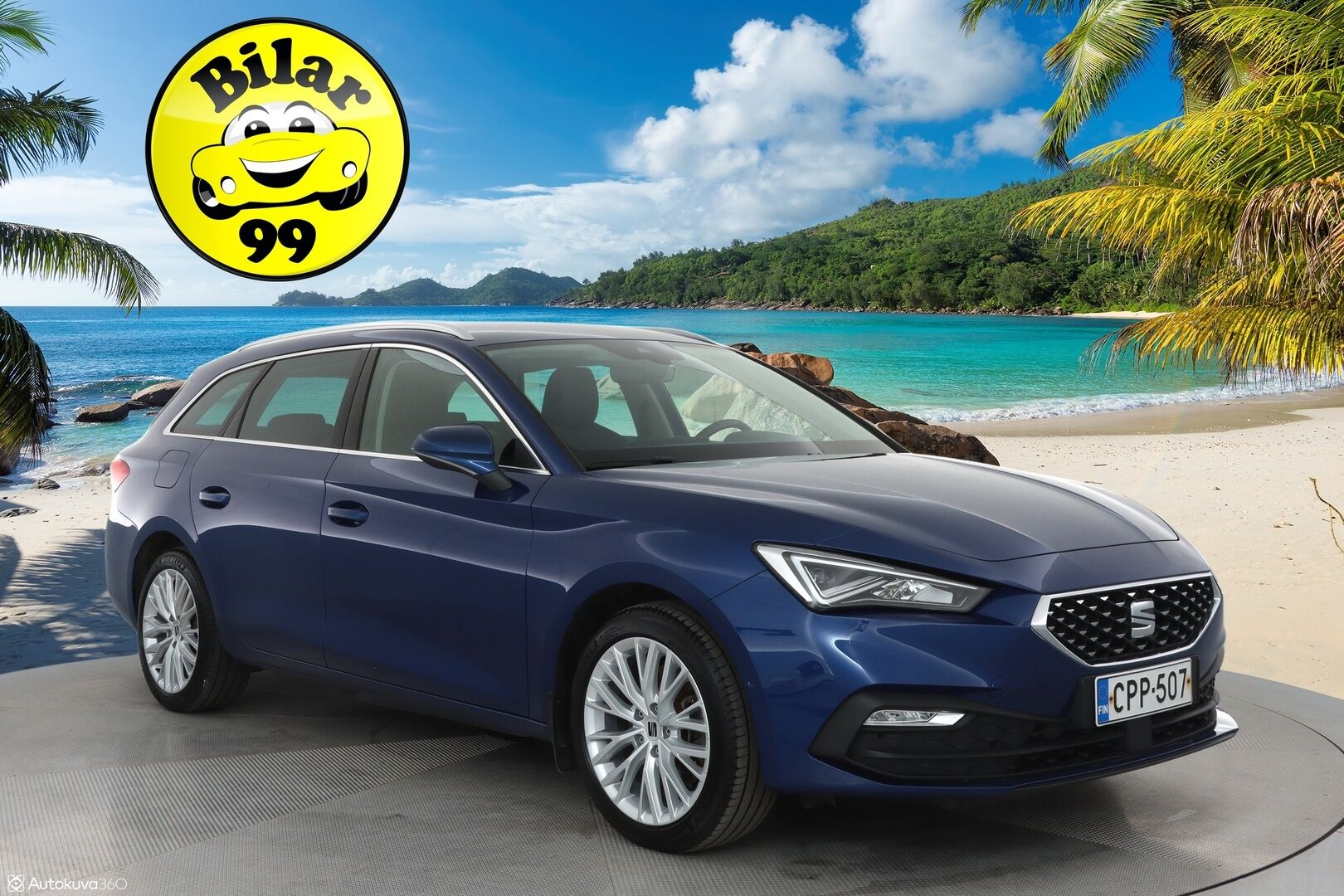 Seat Leon Sportstourer 2021 1,4 PHEV 204 eHybrid Xcellence DSG - 1Om Suomiauto / Adapt.Vakkari / Digimittari / Peruutuskamera / Navi / Apple&Android / Merkkihuollot / Akku kuntotarkastettu!
