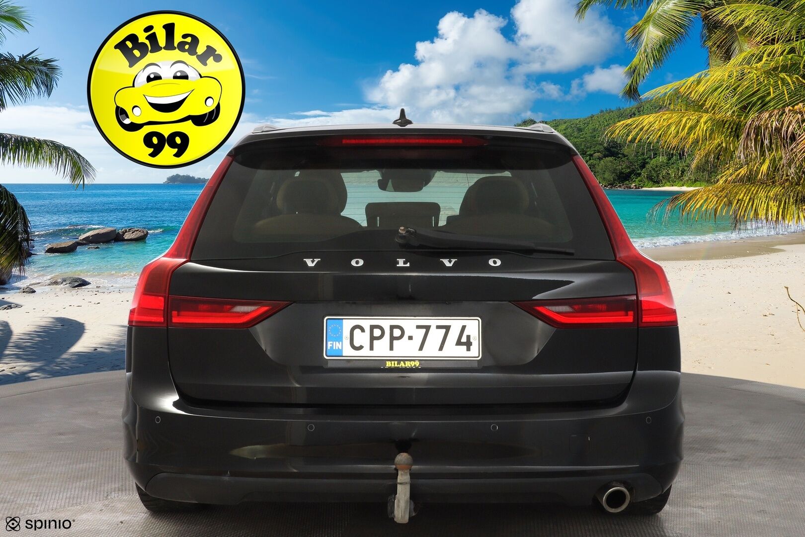 Volvo V90 2017 D3 Business aut * ACC / VOC / Pilot assist / Kamera / Koukku / Nahat / Blis* - Ei Adblue / Kahdet Volvon vanteet / Kattava huoltohistoria