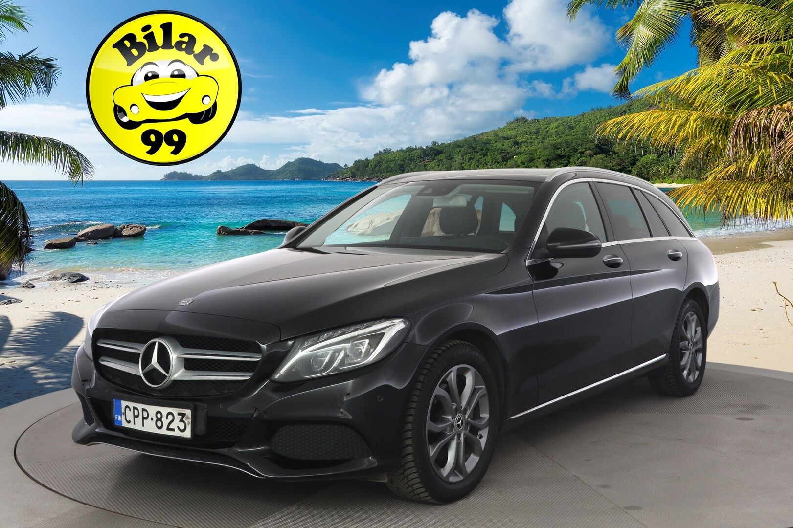 Mercedes-Benz C 2018 220 d 4Matic T A Premium Business *Webasto / P.kamera / Koukku / Navi / Urheiluistuimet* - *Ilmainen kotiintoimitus!*