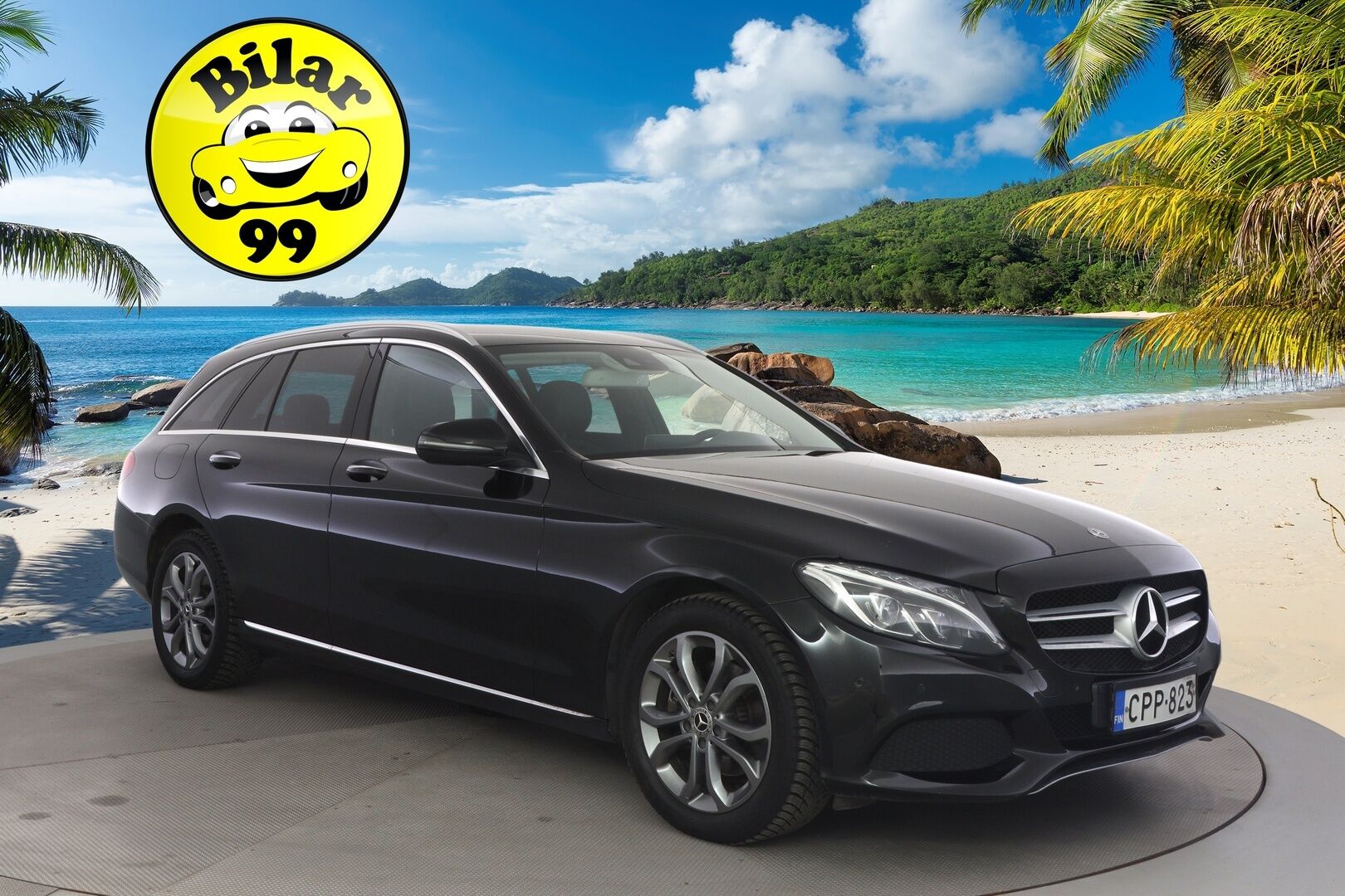 Mercedes-Benz C 2018 220 d 4Matic T A Premium Business *Webasto / P.kamera / Koukku / Navi / Urheiluistuimet* - *Ilmainen kotiintoimitus!*