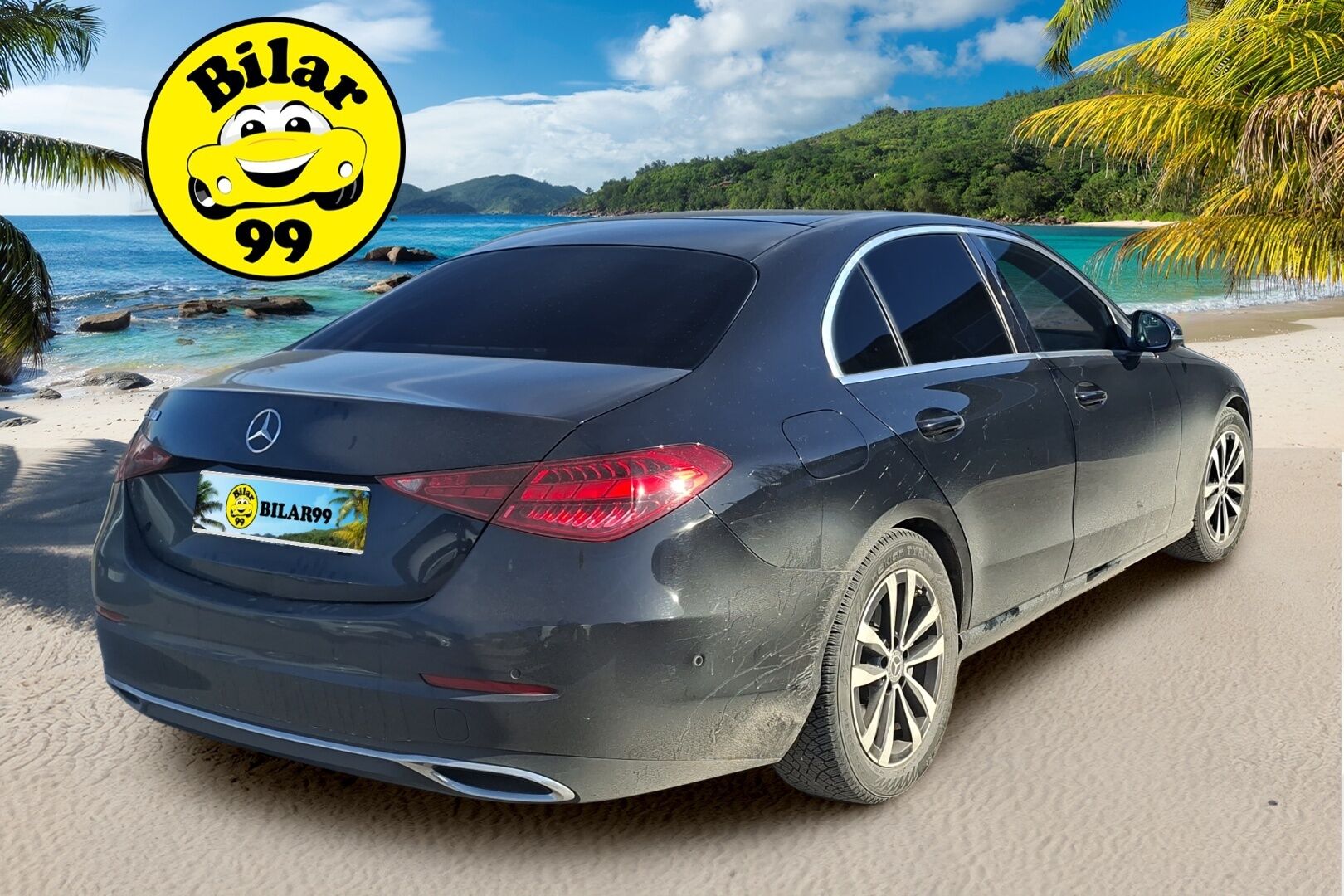 Mercedes-Benz C 2022 180 A Business / Burmester / Ruskea nahkasisusta / Ambient valaistus / P.kamera - Todella siisti! / Burmester / 2x vanteet / P.Kamera / Ruskea nahkaverhoilu / - HULLUT AVAJAISHULINAT KORKOTARJOUS 3,29 %