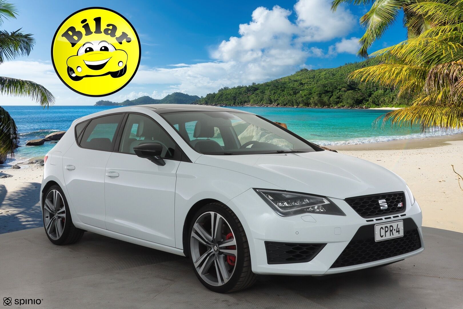 Seat Leon 2015 2,0 TSI 280 Cupra DSG - | Vakkari | Lohko | Seat Sound System | P.tutkat | Puolinahat | Adaptiivinen alusta | Lasikattoluukku | Suomi-auto | Kahdet Renkaat |