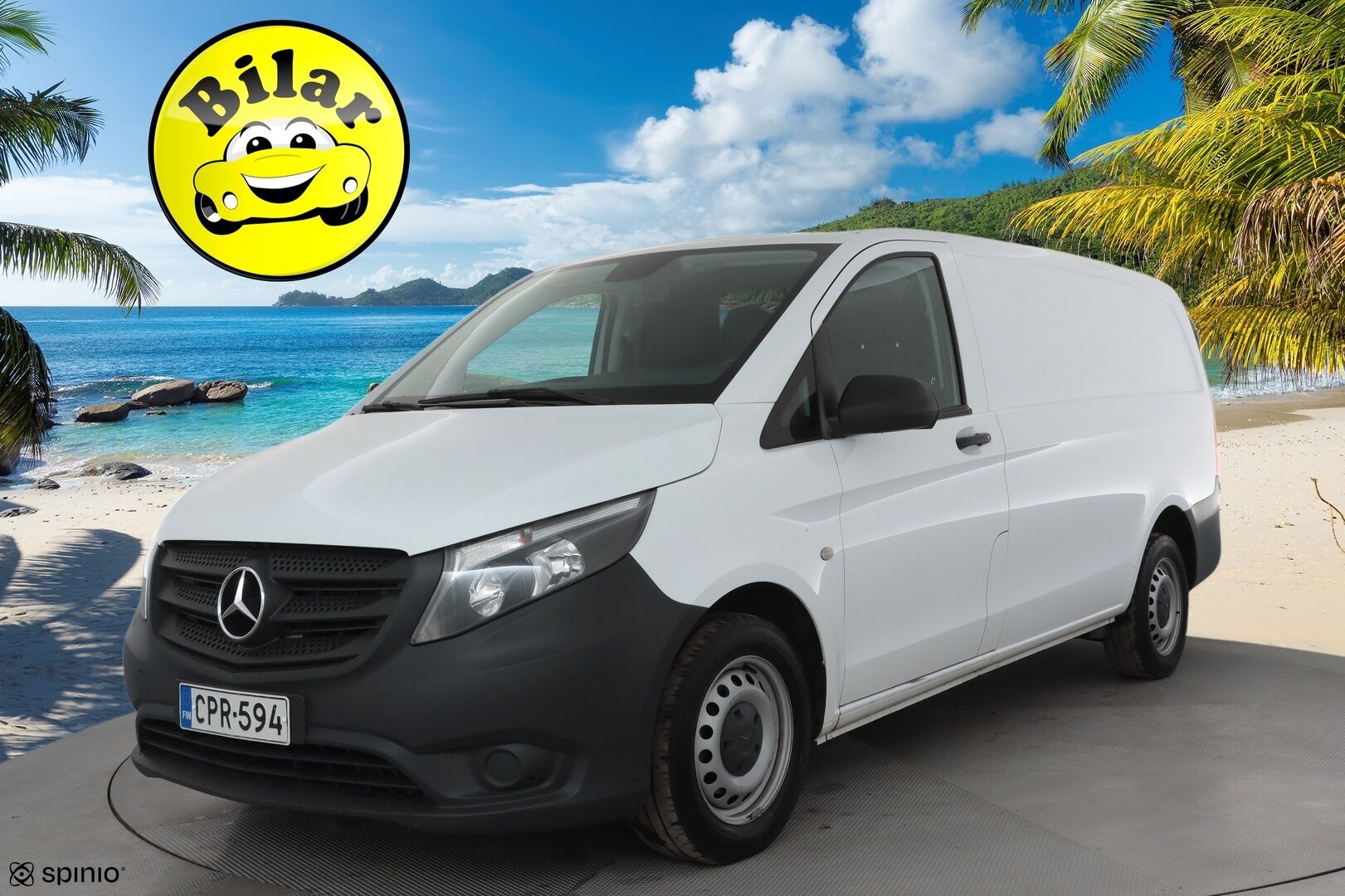 Mercedes-Benz Vito 2022 110CDI FWD-3,05/32K keskipitkä A2 Worker * Webasto / P.Kamera / Vakkari / Apple&Android / Ilmastointi / ALV * - Suomi-auto / Kahdet renkaat / Merkkihuollot