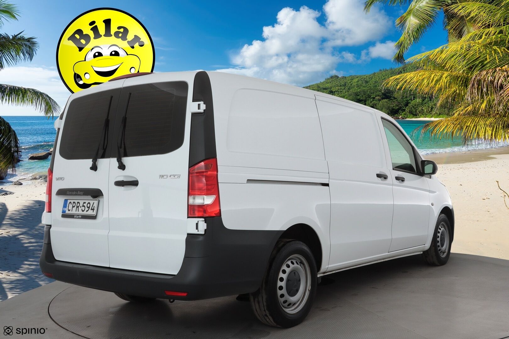 Mercedes-Benz Vito 2022 110CDI FWD-3,05/32K keskipitkä A2 Worker * Webasto / P.Kamera / Vakkari / Apple&Android / Ilmastointi / ALV * - Suomi-auto / Kahdet renkaat / Merkkihuollot