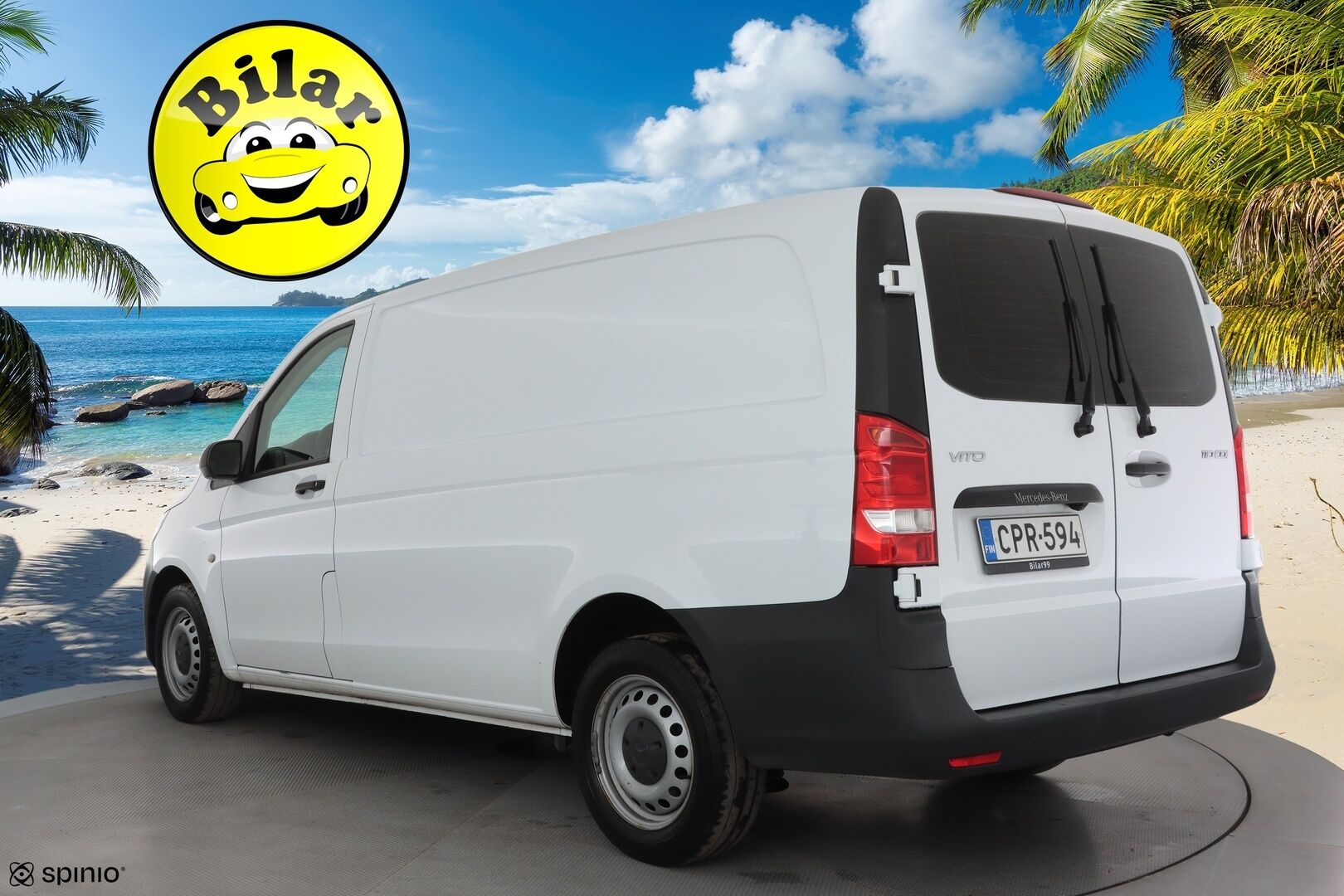 Mercedes-Benz Vito 2022 110CDI FWD-3,05/32K keskipitkä A2 Worker * Webasto / P.Kamera / Vakkari / Apple&Android / Ilmastointi / ALV * - Suomi-auto / Kahdet renkaat / Merkkihuollot