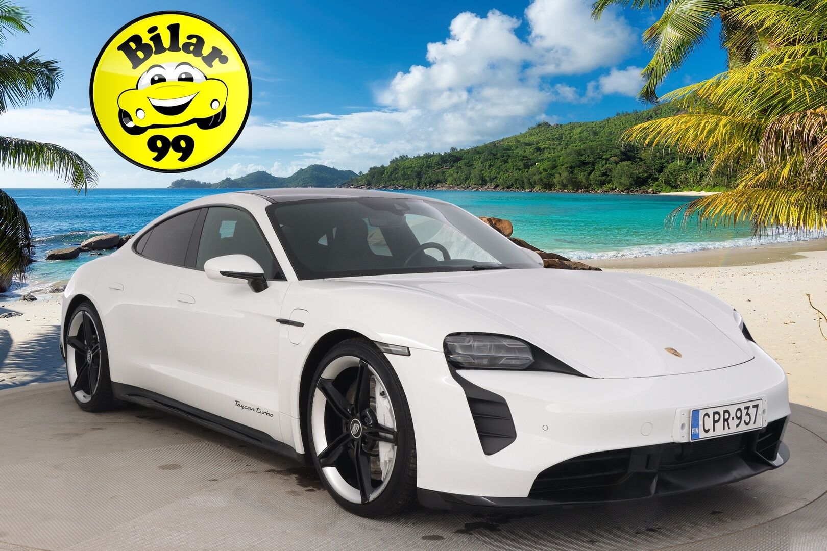 Porsche Taycan 2020 Turbo * Sport Chrono / Matrix LED / Adapt.vakkari / BOSE / Lämpöpumppu / Ilma-alusta / 14-ist. / Lasikatto / P.kamera * - Akku kuntotarkastettu SoH 93%