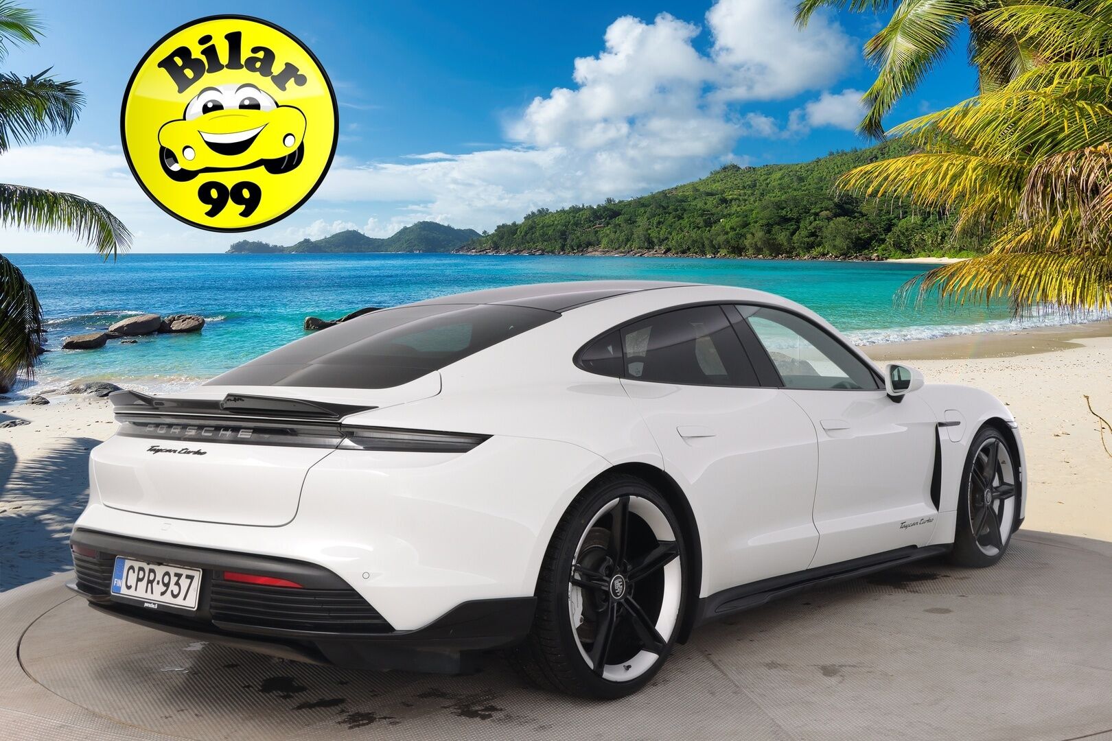 Porsche Taycan 2020 Turbo * Sport Chrono / Matrix LED / Adapt.vakkari / BOSE / Lämpöpumppu / Ilma-alusta / 14-ist. / Lasikatto / P.kamera * - Akku kuntotarkastettu SoH 93%