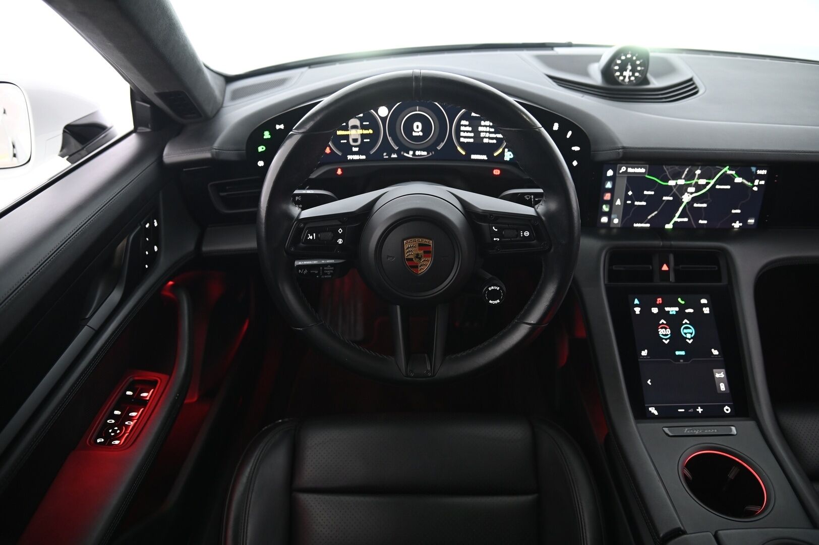 Porsche Taycan 2020 Turbo * Sport Chrono / Matrix LED / Adapt.vakkari / BOSE / Lämpöpumppu / Ilma-alusta / 14-ist. / Lasikatto / P.kamera * - Akku kuntotarkastettu SoH 93%