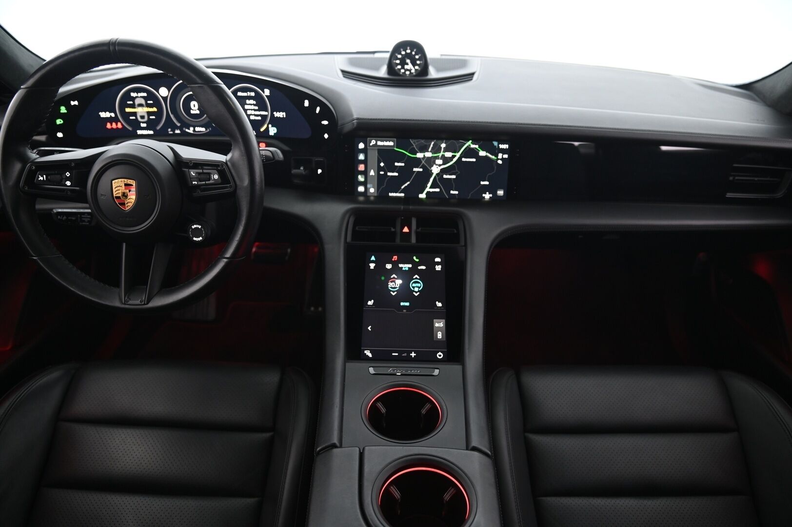 Porsche Taycan 2020 Turbo * Sport Chrono / Matrix LED / Adapt.vakkari / BOSE / Lämpöpumppu / Ilma-alusta / 14-ist. / Lasikatto / P.kamera * - Akku kuntotarkastettu SoH 93%