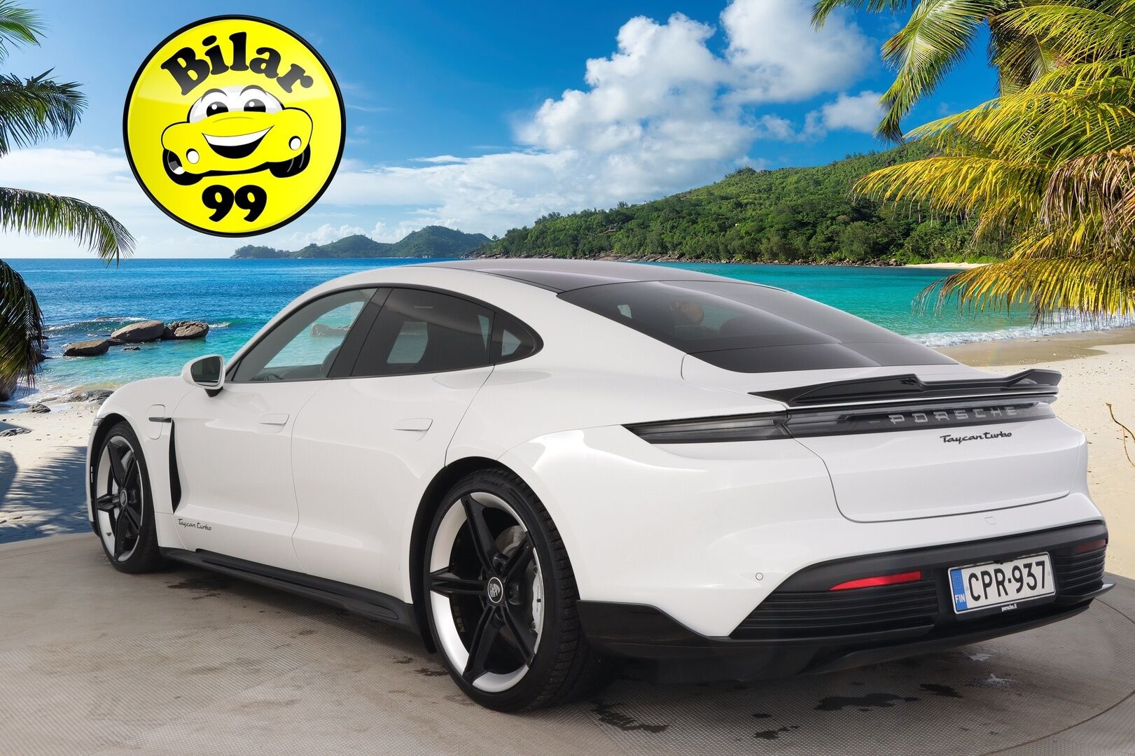 Porsche Taycan 2020 Turbo * Sport Chrono / Matrix LED / Adapt.vakkari / BOSE / Lämpöpumppu / Ilma-alusta / 14-ist. / Lasikatto / P.kamera * - Akku kuntotarkastettu SoH 93%
