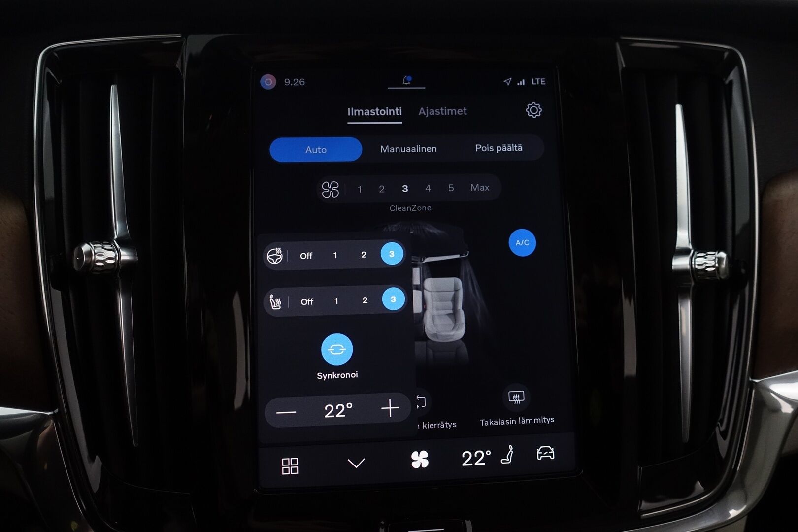 Volvo S90 2022 B5 AWD D-MHEV Business aut - | Merkkihuollettu | Webasto | Vetokoukku | Facelift | Suomi-auto | ACC | P.kamera | Full LED | Vaaleat Nahat | Navi | KeylessGo |