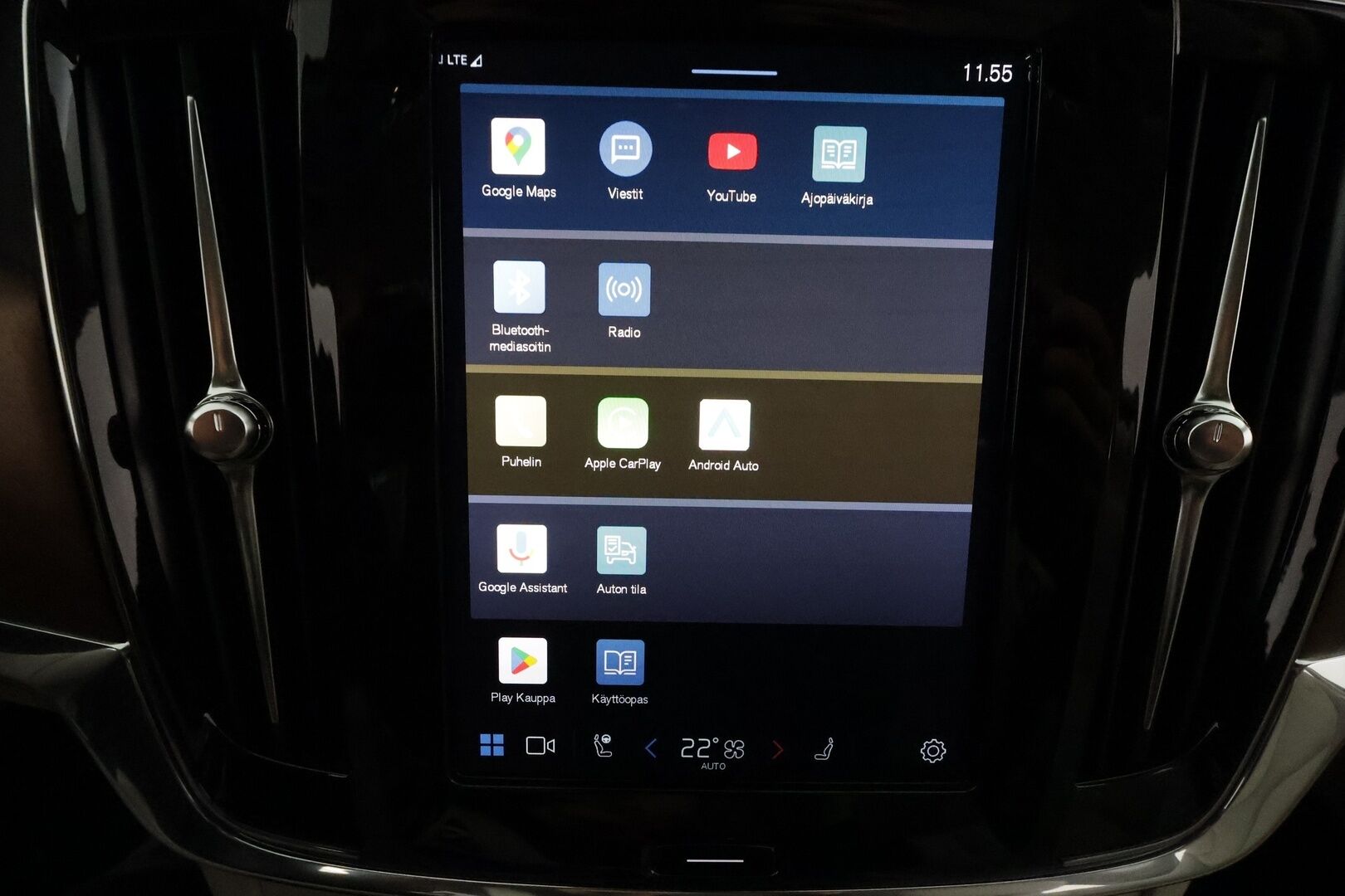 Volvo S90 2022 B5 AWD D-MHEV Business aut *ACC / P.kamera / Full LED / Koukku / Webasto / Vaaleat nahat / Navi / KeylessGo* - Facelift / 1.Om Suomi-auto / Kahdet renkaat aluvanteilla - HULLU BLACKWEEK KORKOTARJOUS 2,49%