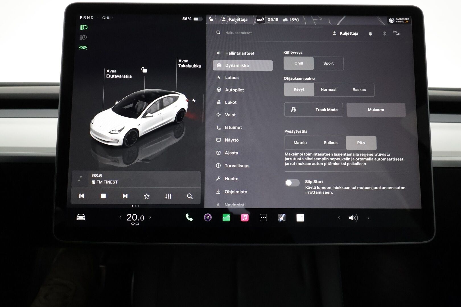 Tesla Model 3 2022 Performance **FSD / AMD Ryzen / Vaalea nahkasisusta / Matrix LED / Lämpöpumppu / Kahdet vanteet** - 3,99 % KORKOTARJOUS TÄHÄN AUTOON - 1-om. Suomi-auto / Akku kuntotarkistettu / Lasikatto / P.kamera / Premium Audio