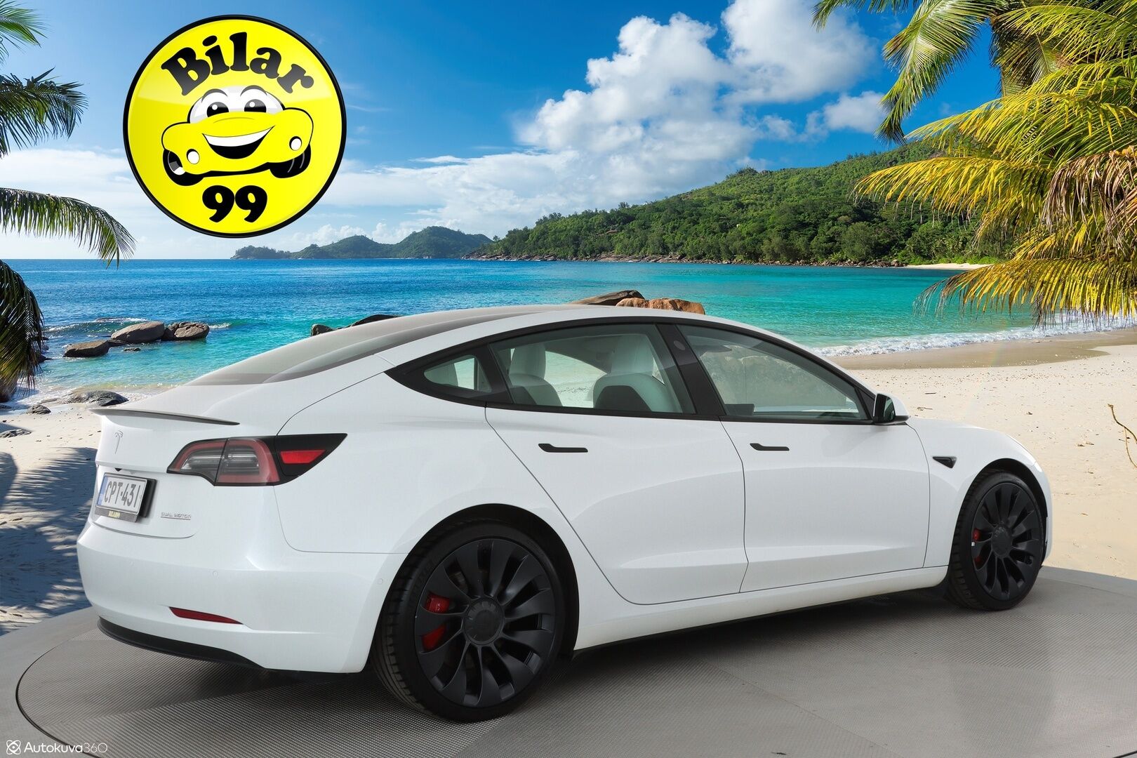 Tesla Model 3 2022 Performance **FSD / AMD Ryzen / Vaalea nahkasisusta / Matrix LED / Lämpöpumppu / Kahdet vanteet** - 3,99 % KORKOTARJOUS TÄHÄN AUTOON - 1-om. Suomi-auto / Akku kuntotarkistettu / Lasikatto / P.kamera / Premium Audio