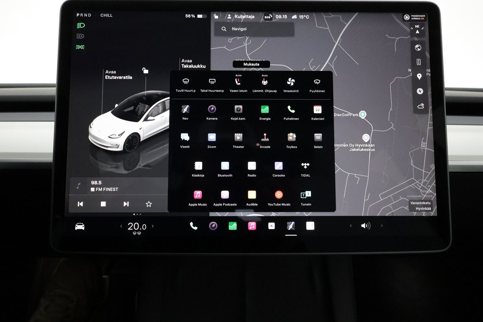 Tesla Model 3 2022 Performance **FSD / AMD Ryzen / Vaalea nahkasisusta / Matrix LED / Lämpöpumppu / Kahdet vanteet** - 3,99 % KORKOTARJOUS TÄHÄN AUTOON - 1-om. Suomi-auto / Akku kuntotarkistettu / Lasikatto / P.kamera / Premium Audio