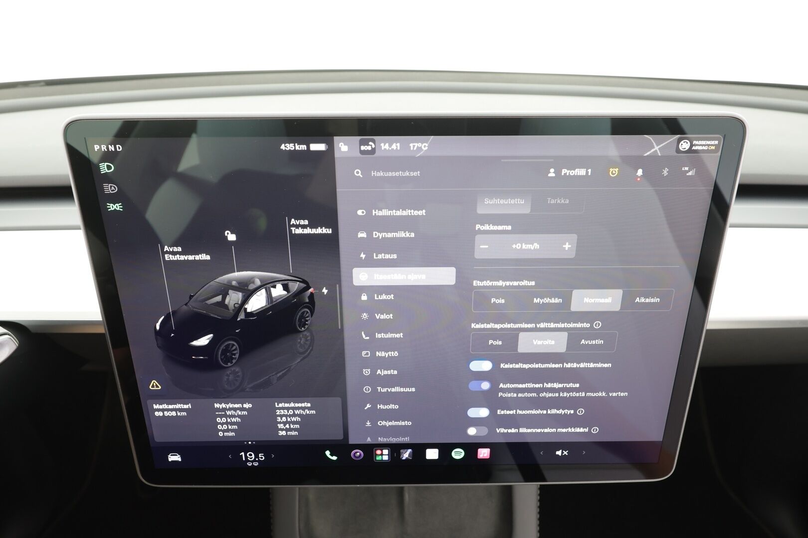 Tesla Model Y 2022 Long Range - | ILP | Koukku | Lasikatto | ACC | Matrix-LED | Muistipenkki | Premium Audio | Navi | Kaistavahti | Keyless | 1-om Suomi-auto  2x Latauskaapelit | Kahdet renkaat |